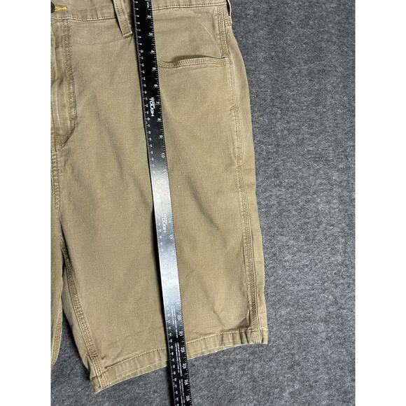 ARIAT REBAR M4 Low Rise Mens Shorts Workwear Casual 42R Khaki Preowned - Picture 3 of 6